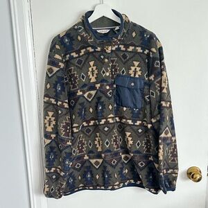 Weatherproof Aztec Fleece‎ Sweatshirt XXL